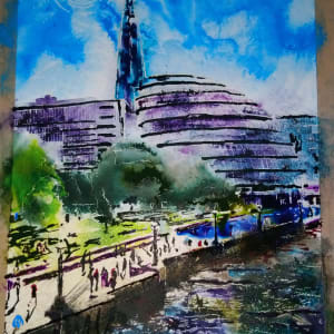 South Bank Shadows by Cathy Read 