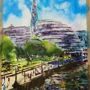 South Bank Shadows by Cathy Read 