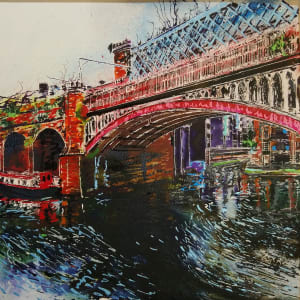 Railway Bridges at Castlefield by Cathy Read 