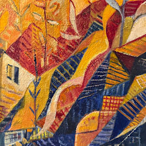 Orange Flower Garden by Siméon Artamonov 