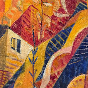 Orange Flower Garden by Siméon Artamonov 