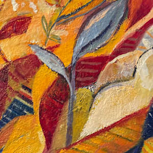 Orange Flower Garden by Siméon Artamonov 