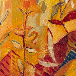 Orange Flower Garden by Siméon Artamonov 