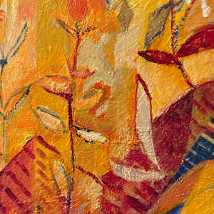 Orange Flower Garden by Siméon Artamonov 