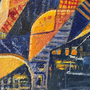 Orange Flower Garden by Siméon Artamonov 