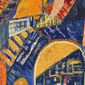 Orange Flower Garden by Siméon Artamonov 