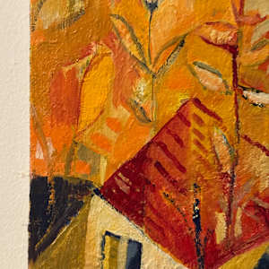 Orange Flower Garden by Siméon Artamonov 