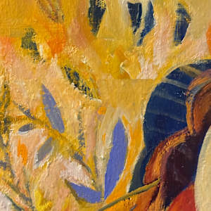 Orange Flower Garden by Siméon Artamonov 