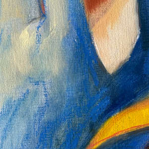 Blue hand (becoming) by Siméon Artamonov 