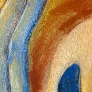 Blue hand (becoming) by Siméon Artamonov 