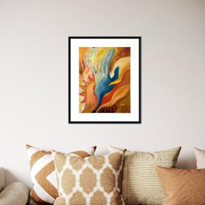 Blue hand (becoming) by Siméon Artamonov 