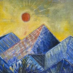 Night mountains by Siméon Artamonov, Image 1.