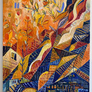 Orange Flower Garden by Siméon Artamonov, Image 1.