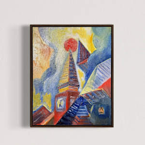 Red sun and Tower by Siméon Artamonov, Image 5.