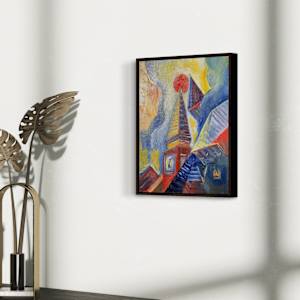 Red sun and Tower by Siméon Artamonov, Image 3.