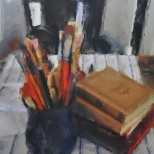Brushes and Books by Robert Patrick Coombs