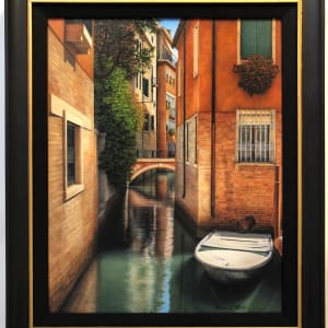 Venice Canal - original oil by Marci Rule 