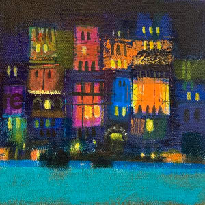 Venice by night by francis boag