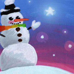 Snowman by Joanne Probyn 