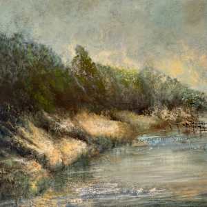 'Quiet Tides' - Triptych by Marina Emphietzi, Image 2.