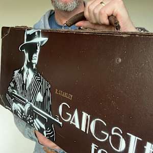 Gangster For Life (suitcase) by Geoff Cunningham 