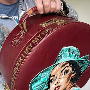 Wherever I Lay My Hat (hatbox) by Geoff Cunningham 