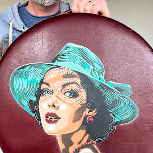 Wherever I Lay My Hat (hatbox) by Geoff Cunningham 