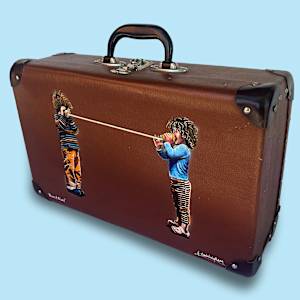Phone A Friend (suitcase) by Geoff Cunningham 