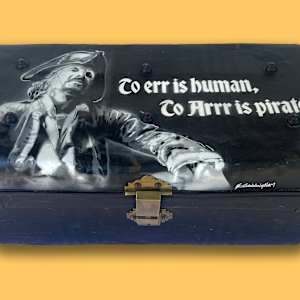 To Arrr Is Pirate (treasure chest) by Geoff Cunningham 