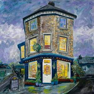 Buxton Corner Bookshop Signed Print by Rodney Beecher Roberts