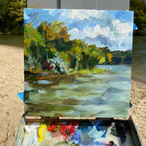 Wind in the Clouds and on the Water by Michelle Boerio 