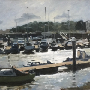 Ryde Harbour, low water, morning sun by Andrew Hird, Image 4.