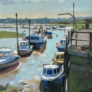 Waiting for the tide, Bembridge by Andrew Hird ARSMA, Image 2.