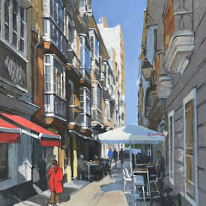Calle Zorilla, Cadiz by Andrew Hird ARSMA