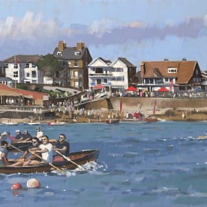 Rowing races, Seaview regatta by Andrew Hird