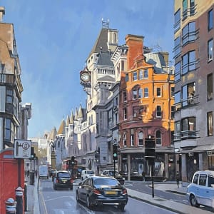 Morning shadows, Fleet Street towards the Strand and Royal Courts by Andrew Hird