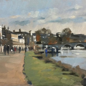 Richmond riverside, January by Andrew Hird