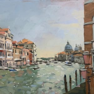 The Grand Canal study, mid morning light by Andrew Hird