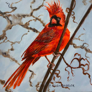 Winter Bird by Helen Shideler 