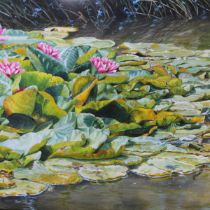 The Pond in Mid-Summer by Helen Shideler