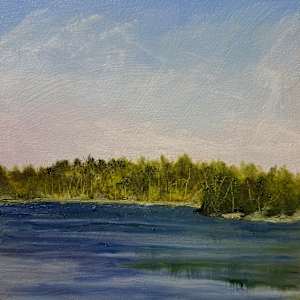 Early June Ritchie Lake by Helen Shideler, Image 1.