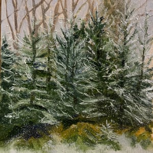 Snowy Day January by Helen Shideler 