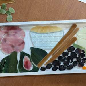 Charcuterie by Andrea L Edmundson  Image: Charcuterie (board) - in progress