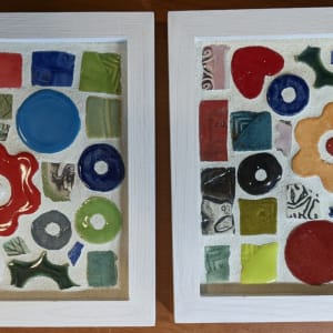 Fun from NJ (pair of trivets) by Andrea L Edmundson