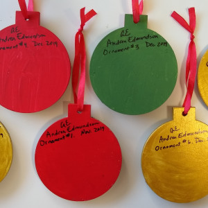 Holiday Ornaments (Set of 3) by Andrea L Edmundson 