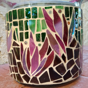Pink Cactus Flowers (planter/vase) by Andrea L Edmundson 