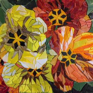 Sonoran Poppies by Andrea L Edmundson  Image: Sonoran Poppies-front unframed