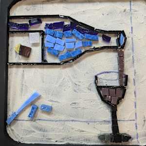 Wine Time by Andrea L Edmundson  Image: Wine Time - getting started 2