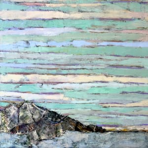 Skin tow to the jetty at high tide by Mara Manning