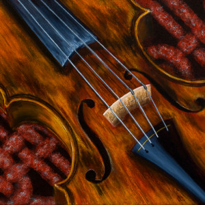 Celtic Fiddle Study No. 6 by Jan Clizer